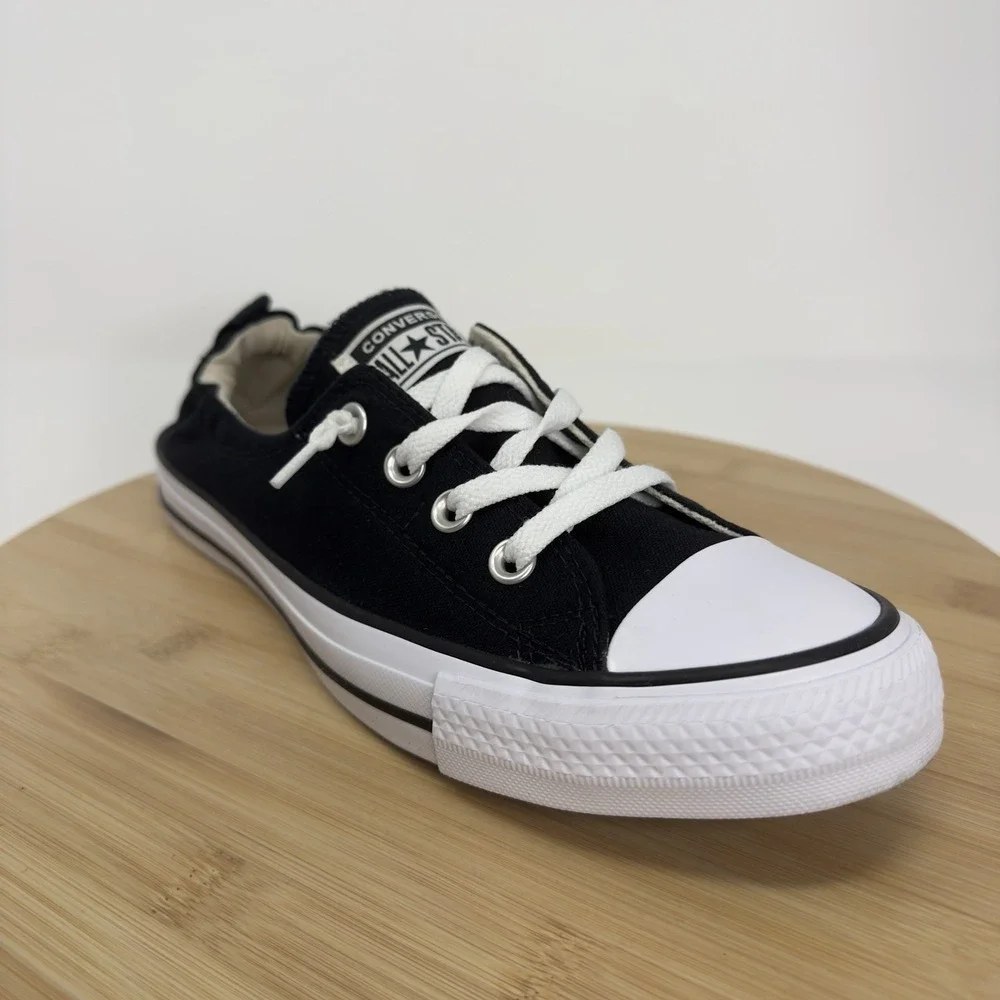 Converse Chuck Taylor All Star Shoreline Black Slip On Sneakers Women's 10